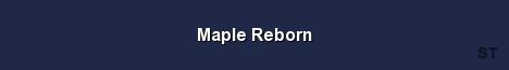 Maple Reborn Server Banner