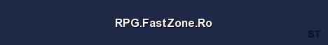 RPG FastZone Ro Server Banner
