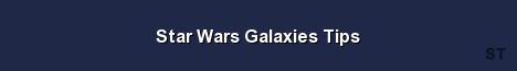 Star Wars Galaxies Tips Server Banner