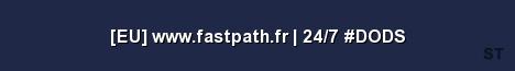 EU www fastpath fr 24 7 DODS Server Banner