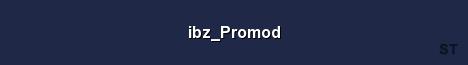 ibz Promod Server Banner
