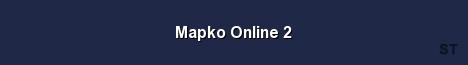 Mapko Online 2 Server Banner