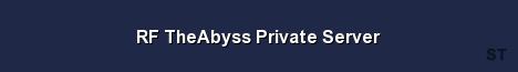 RF TheAbyss Private Server Server Banner