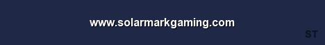 www solarmarkgaming com Server Banner