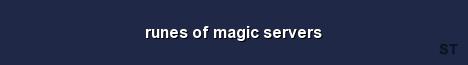 runes of magic servers Server Banner