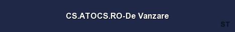 CS ATOCS RO De Vanzare Server Banner
