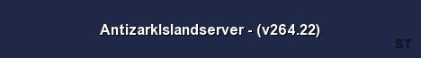 AntizarkIslandserver v264 22 Server Banner
