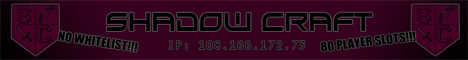 ShadowCraft Server Banner