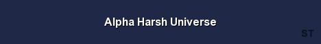 Alpha Harsh Universe Server Banner