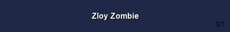 Zloy Zombie Server Banner