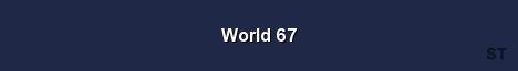 World 67 Server Banner