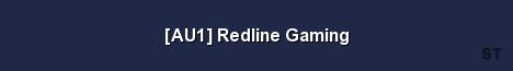 AU1 Redline Gaming Server Banner