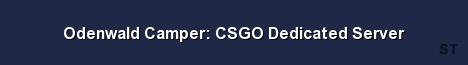 Odenwald Camper CSGO Dedicated Server Server Banner