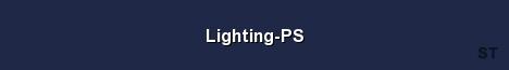 Lighting PS Server Banner