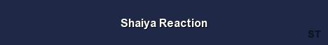 Shaiya Reaction Server Banner