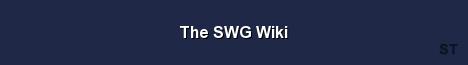 The SWG Wiki Server Banner