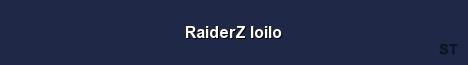 RaiderZ loilo Server Banner