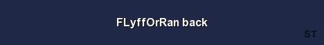 FLyffOrRan back Server Banner