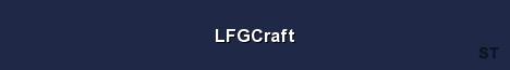 LFGCraft Server Banner