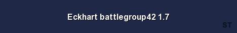 Eckhart battlegroup42 1 7 Server Banner