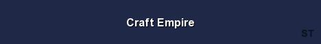Craft Empire Server Banner