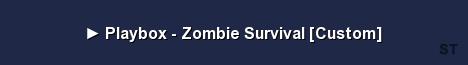 Playbox Zombie Survival Custom Server Banner