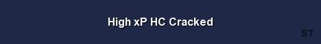 High xP HC Cracked Server Banner