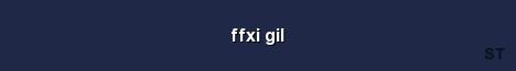 ffxi gil Server Banner