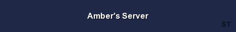 Amber s Server Server Banner