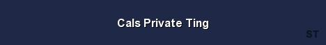 Cals Private Ting Server Banner