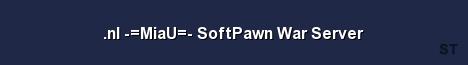 nl MiaU SoftPawn War Server Server Banner