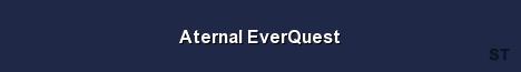 Aternal EverQuest Server Banner
