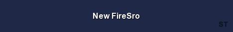 New FireSro Server Banner