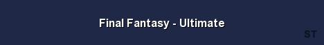Final Fantasy Ultimate Server Banner