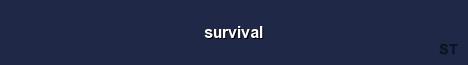 survival Server Banner