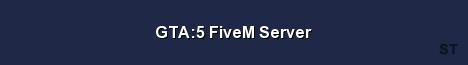 GTA 5 FiveM Server 