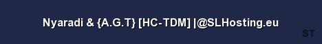 Nyaradi A G T HC TDM SLHosting eu Server Banner
