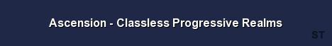 Ascension Classless Progressive Realms Server Banner