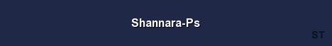 Shannara Ps Server Banner