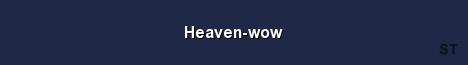 Heaven wow Server Banner