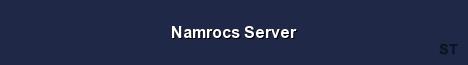Namrocs Server Server Banner