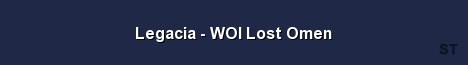 Legacia WOI Lost Omen Server Banner