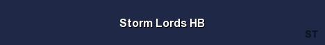 Storm Lords HB Server Banner