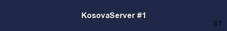 KosovaServer 1 Server Banner