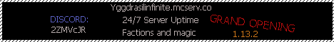 Yggdrasil Infinite Server Banner