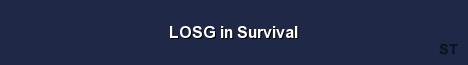 LOSG in Survival Server Banner