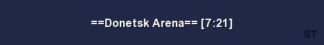 Donetsk Arena 7 21 Server Banner