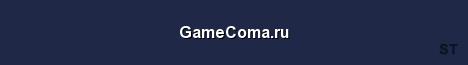 GameComa ru Server Banner