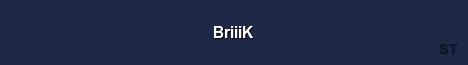 BriiiK Server Banner