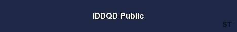 IDDQD Public Server Banner